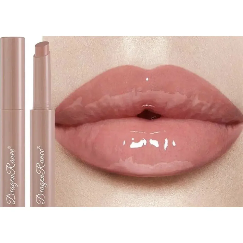 DragonRanee “The Heat” Lip Gloss Shade 02 Nude Pink Lip Plumper NEW